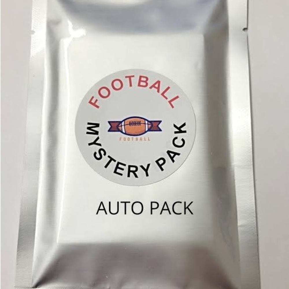 NFL Football Mystery Hot pack guaranteed 5+ hits 25+ cards
